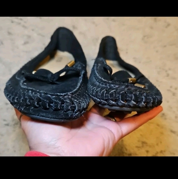 MICHAEL Michael Kors Womens Black Suede Classic Designer Everyday Moccasin 9.5 - Picture 4 of 13